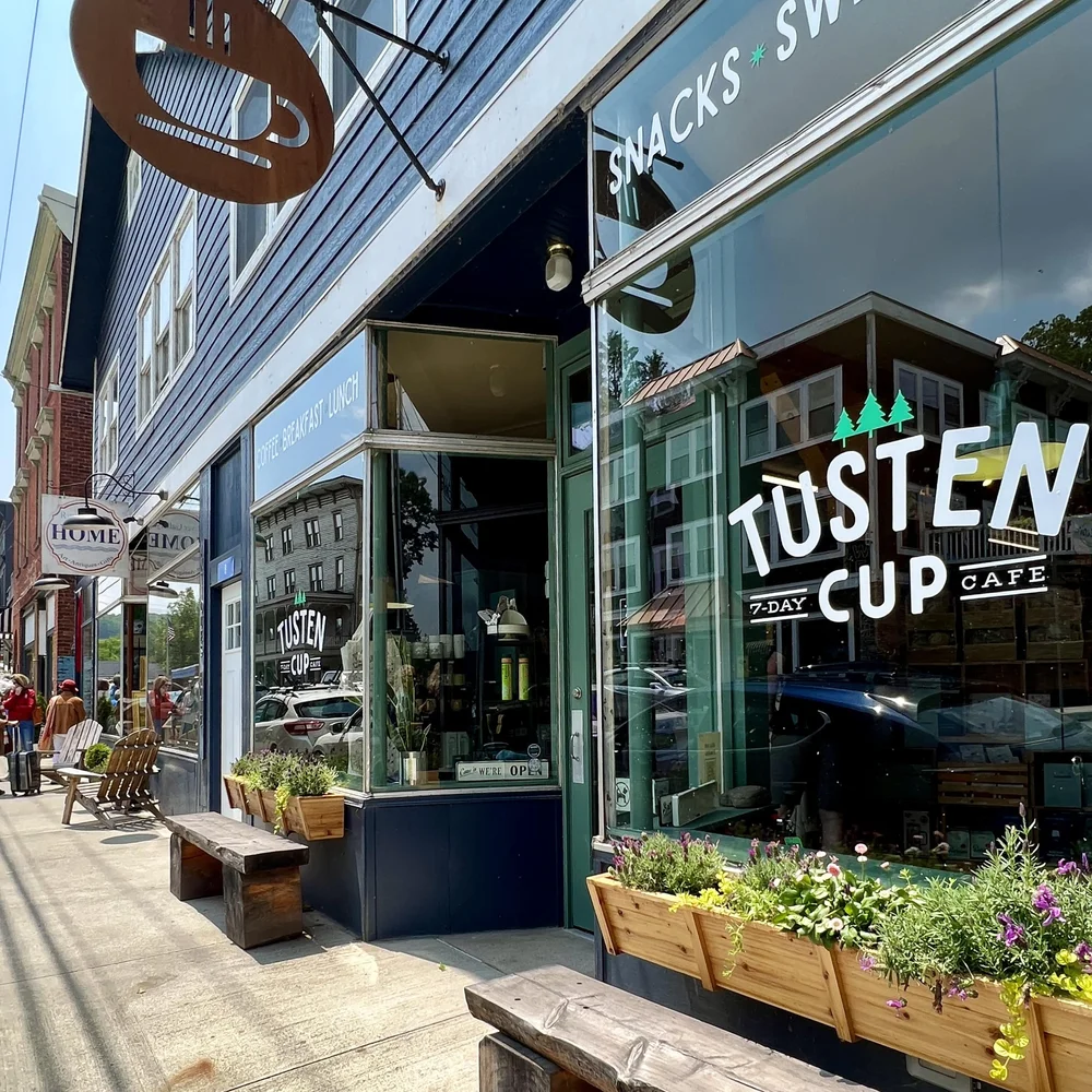 The Tusten Cup coffee shop Narrowsburg NY — 8 Main St