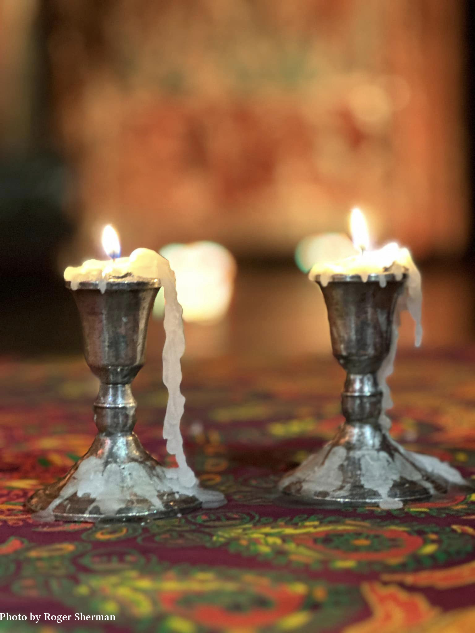 Melting Shabbat Candles by Roger Sherman.jpg