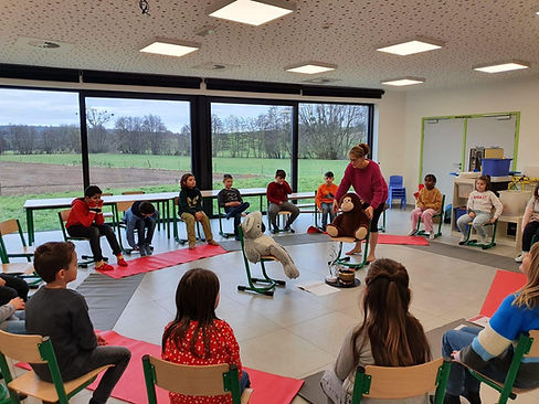 moment de repos en classe