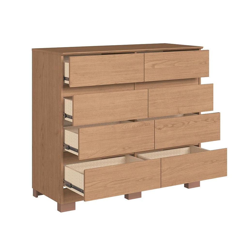 Miniatura: Cômoda Lara 8 Gavetas