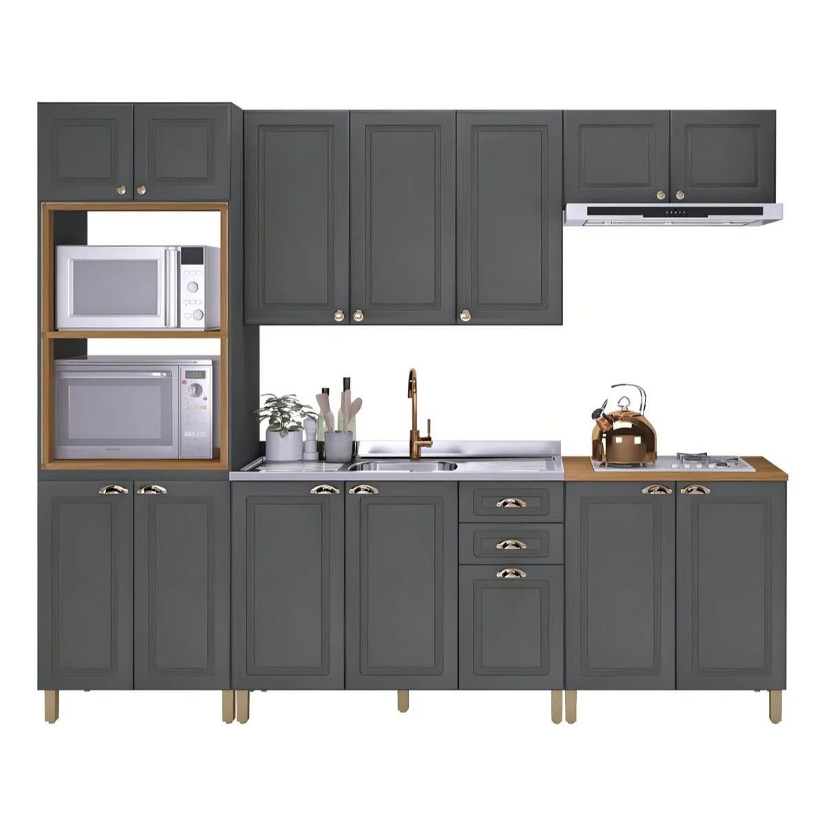 Cozinha Modulada Firenze Indekes 5 Pcs (Salvados)