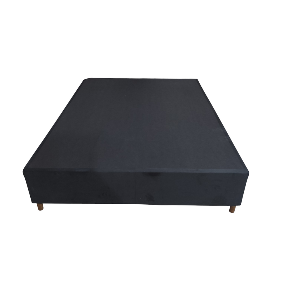 Miniatura: Base Box Casal 138 Preta (Promoção)