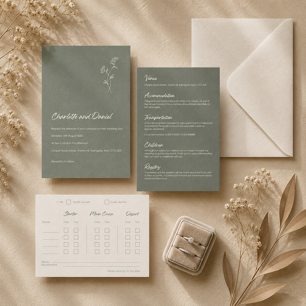 Delicate Florals Signature Collection design customised