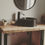 Thumbnail: Round basin - concrete and terrazzo