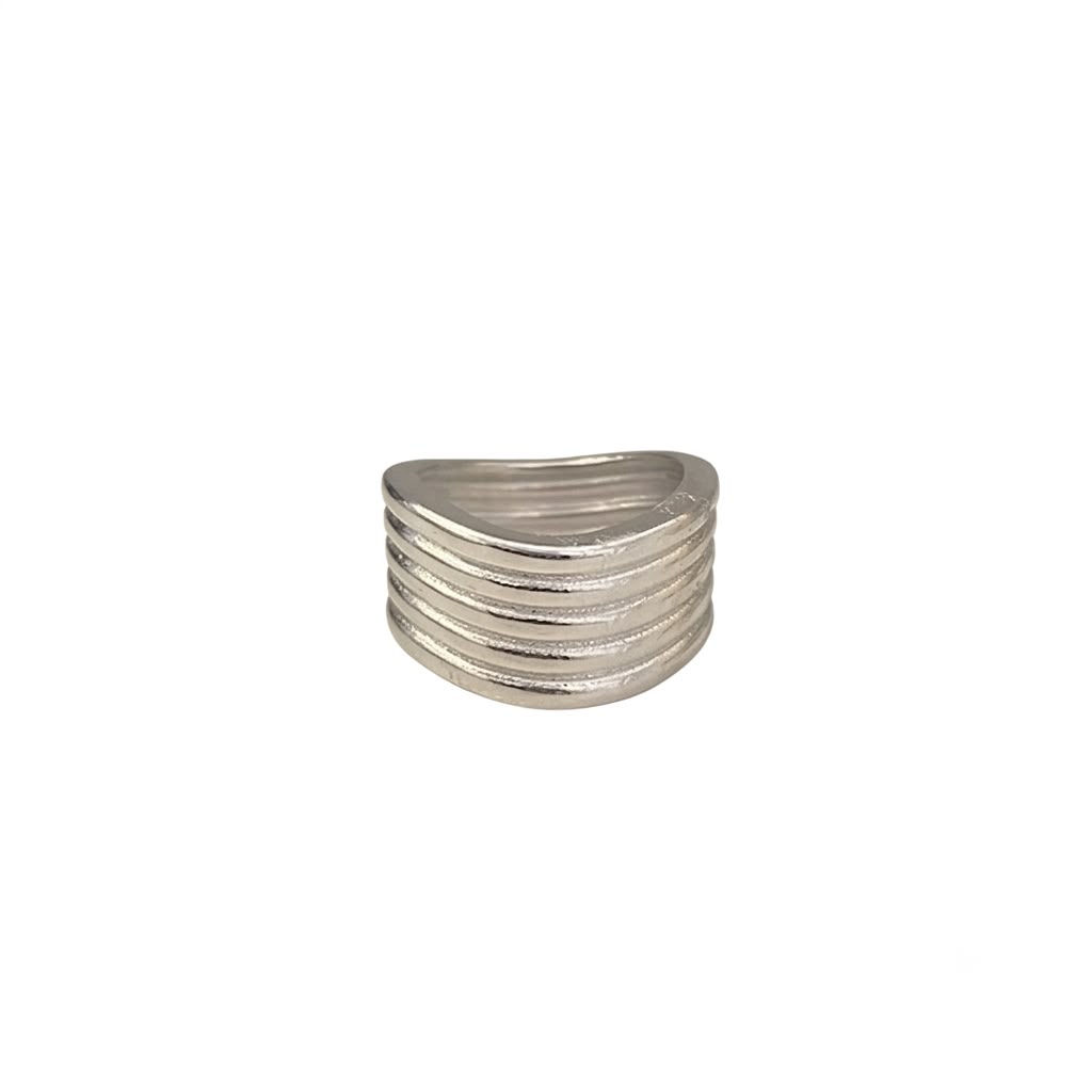 ANEL DESIGN ORGÂNICO COM LINHAS