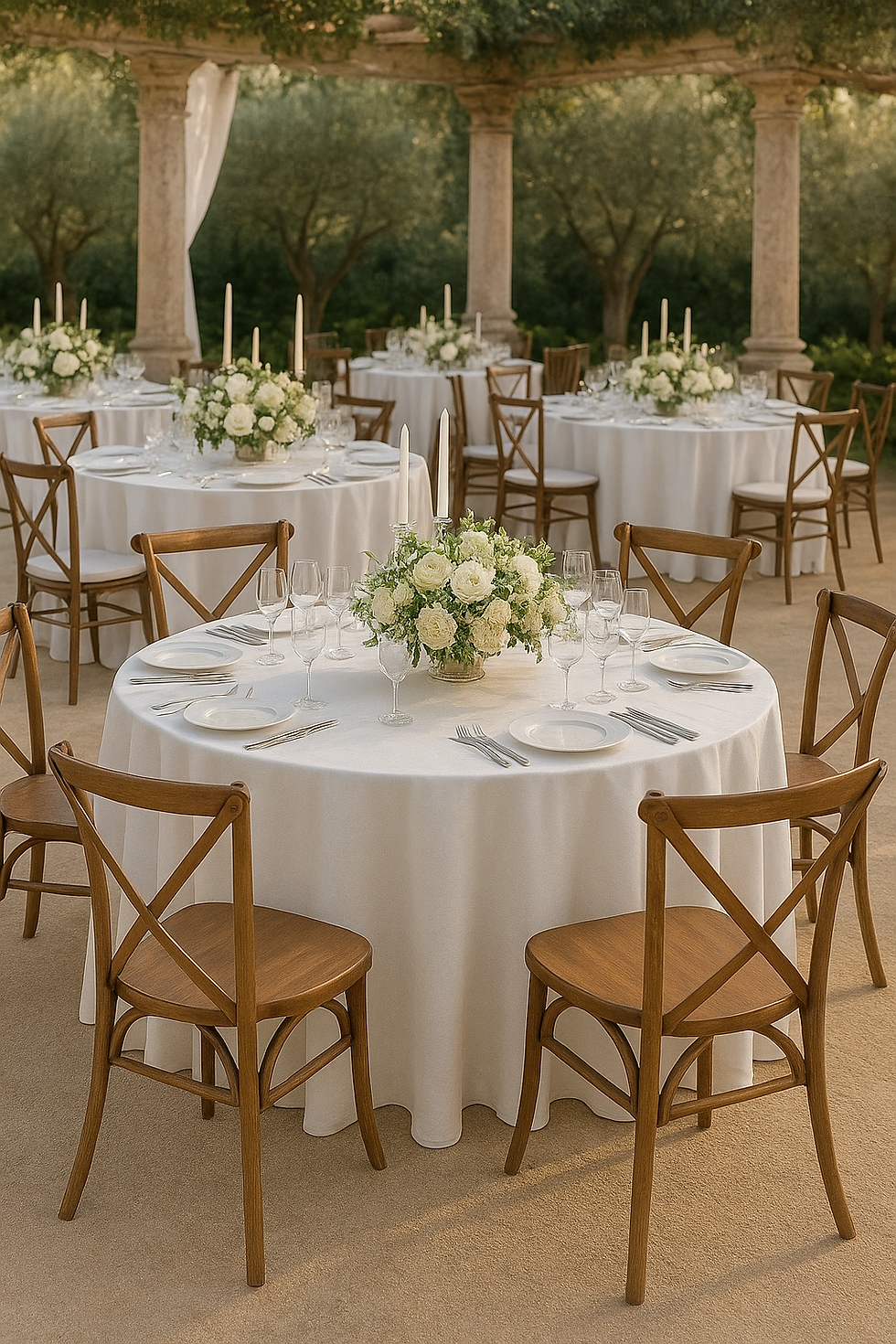 Thumbnail: Wedding Décor Chairs & Table Package – 60 Guests