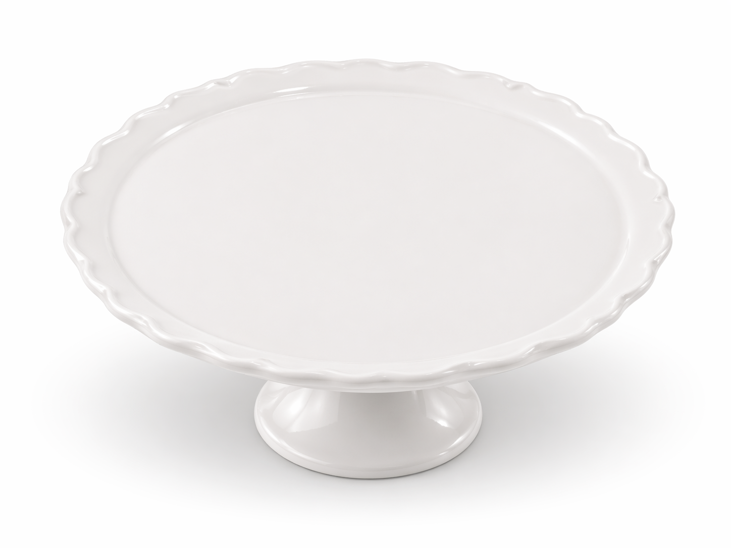 Large Round White Cake Stand Rental