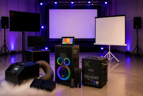 What Electronic Equipment Can You Rent for an Event?