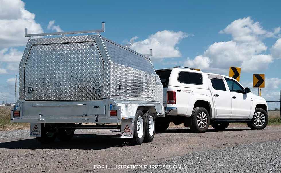 Thumbnail: 10×5 Tandem Axle HD ELITE Builders/Tradie/Tradesman Trailer (Low Sides)
