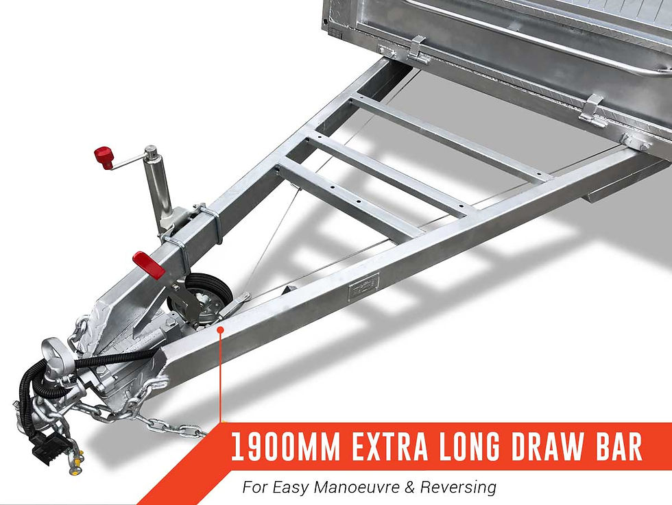 Thumbnail: 10×5 Tandem Cage Box Trailer