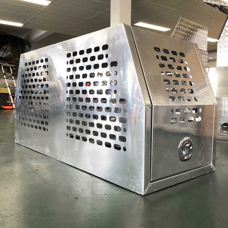 Thumbnail: DC5 Aluminium Flat Plate Crossdeck Ute Toolbox Dog Box 1780 x 700 x 850