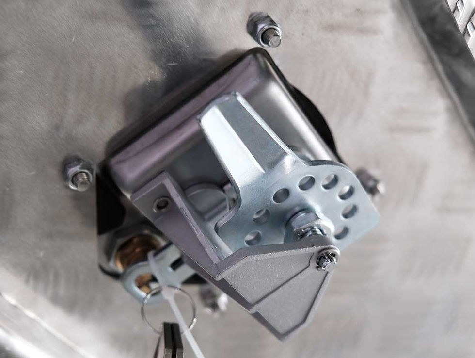 Thumbnail: F4 Aluminium 3/4 Half Side Opening Ute Toolbox 1700 x 600 x 850