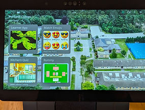 Image of the temi home screen