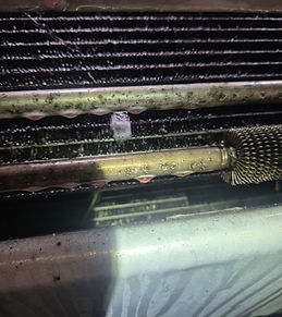 leaking condensor