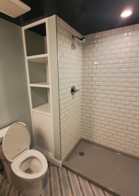 Extra Storage Added to Bathroom Remodel