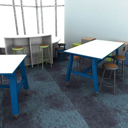 Thumbnail: BERPL Metal Lab Stool