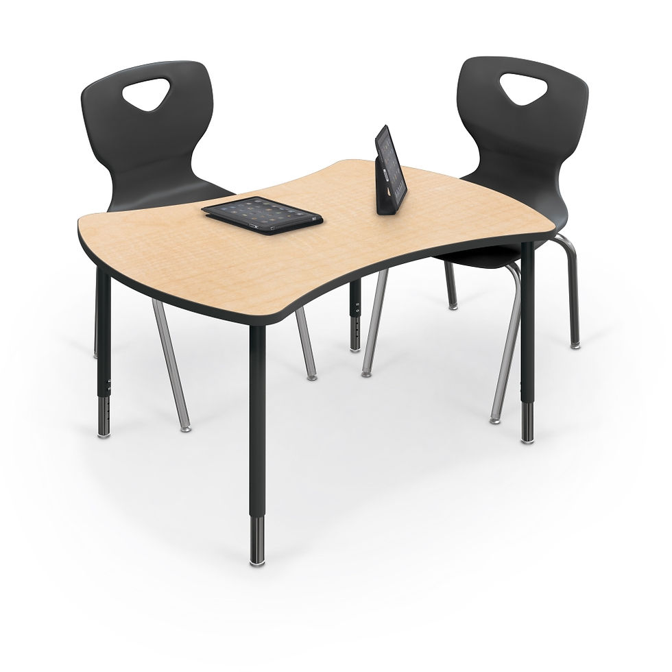 MooreCo Quad Configurable Desk & Table System