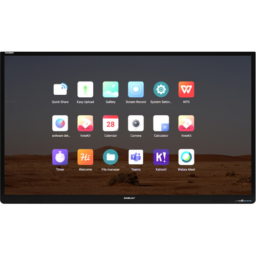 Thumbnail: Wacebo DABLIUTOUCH Series 86" UHD 4K Touchscreen Commercial Monitor