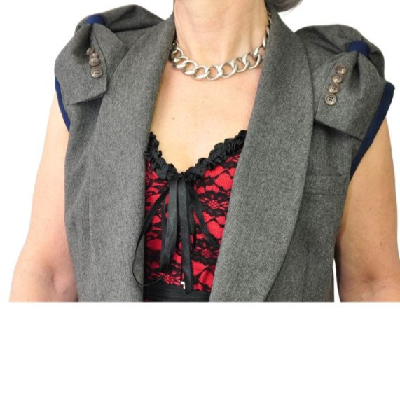 Thumbnail: PRACHTIG DOUBLE BRESTED GILET COLBERT