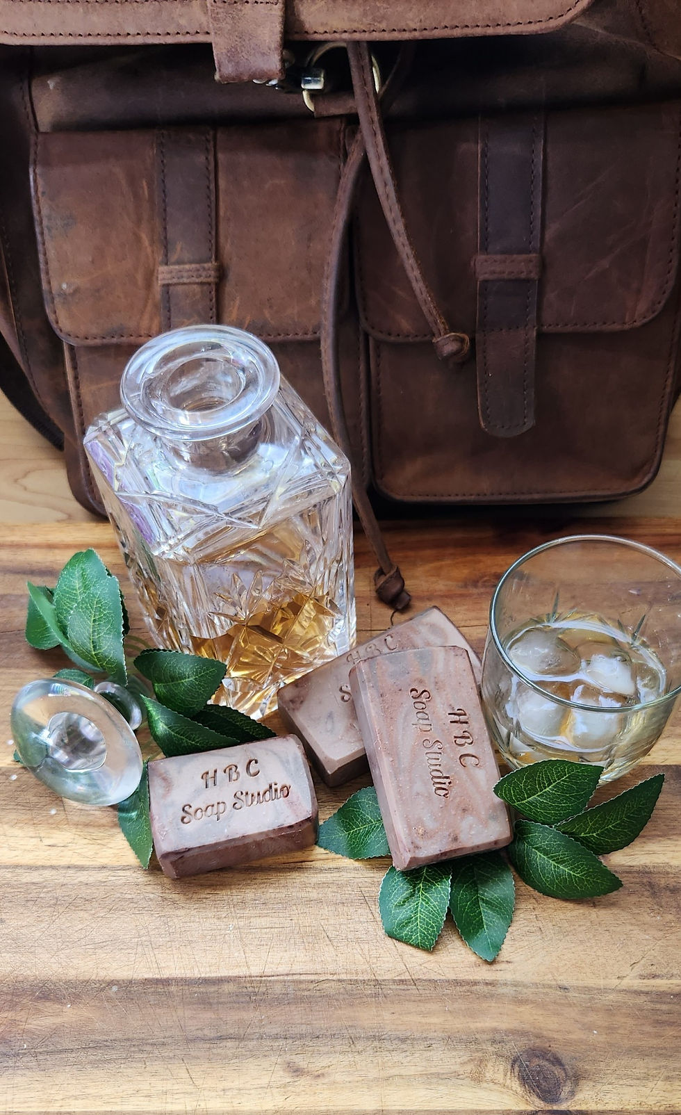 Buttered rum and butterscotch bourbon soap