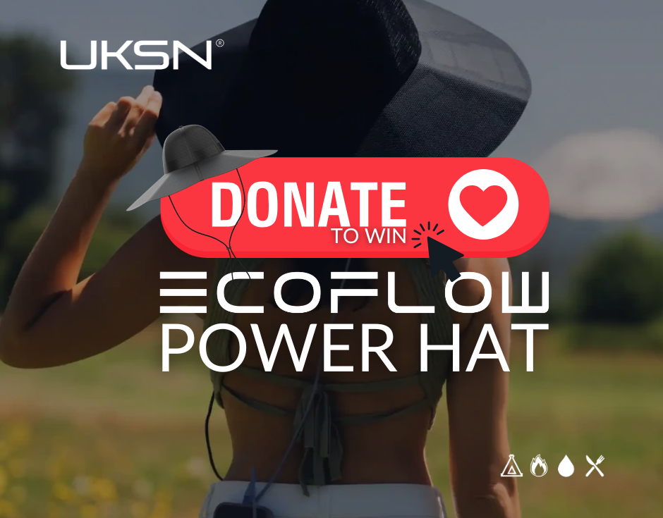 Support UKSN and Win the Ultimate Solar Powered Hat for Preppers and Campers