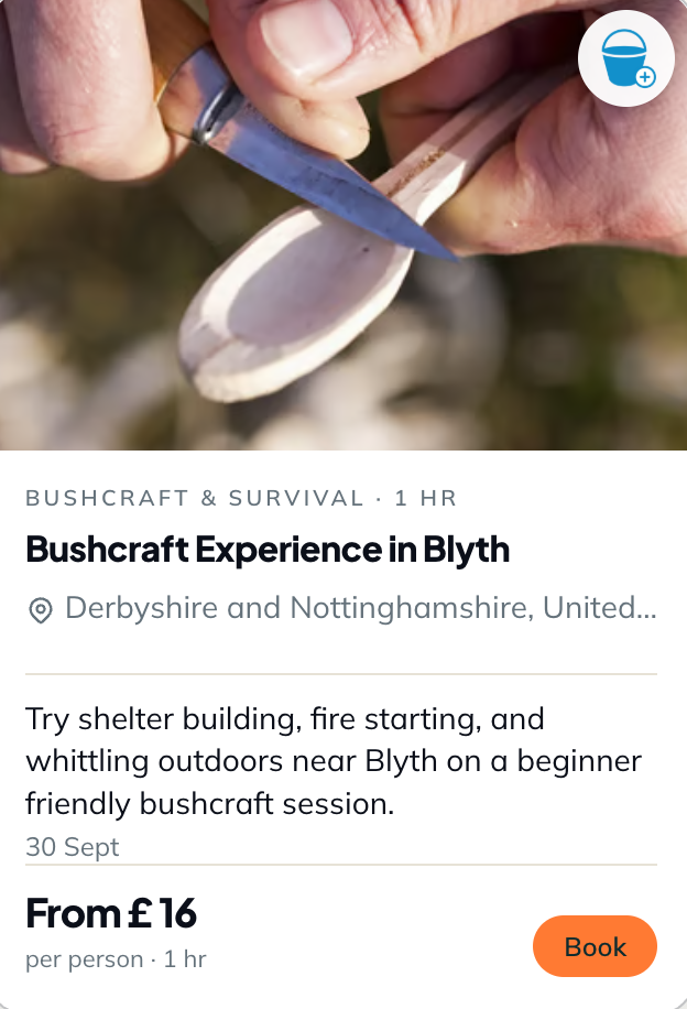 Bushcraft Experience in Blyth
