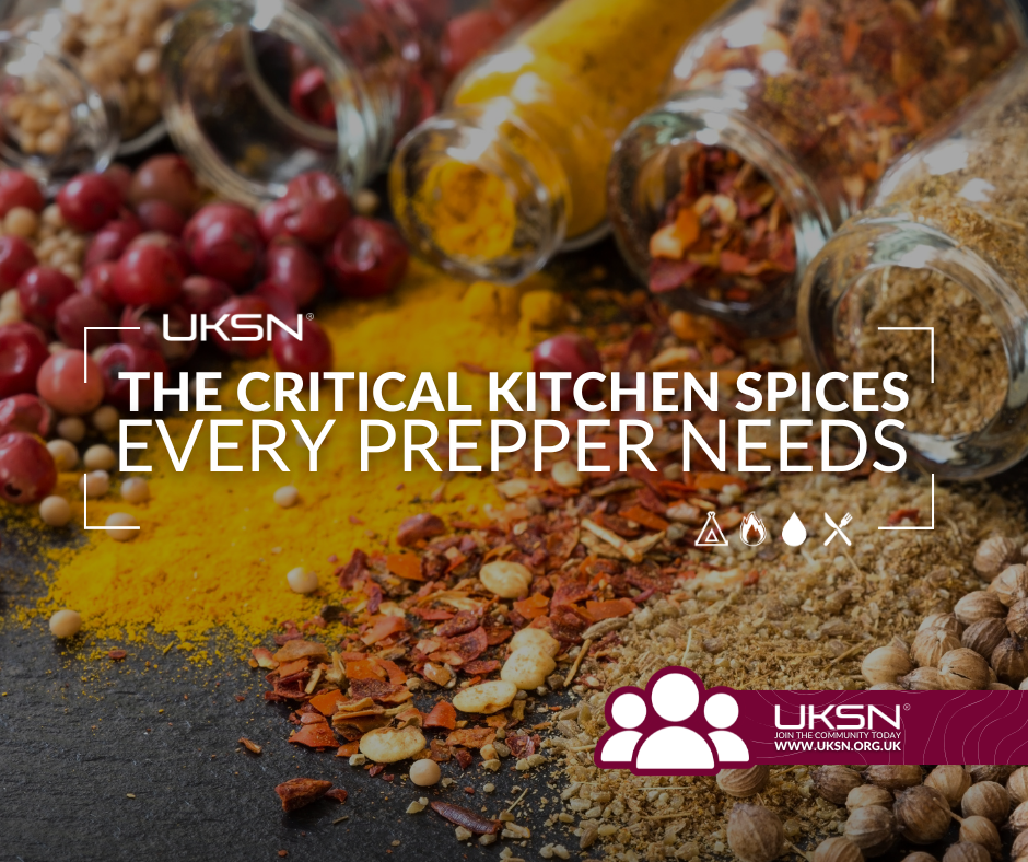The Critical Kitchen Spices Every UK Prepper Needs To Save Their Survival Meals From Total Boredom Feature Image