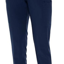 Med Couture Maternity Jogger Pants Scrub Bottoms with 4 Pockets, Knit Waist Panel, Ultra Soft and 360° Stretch 