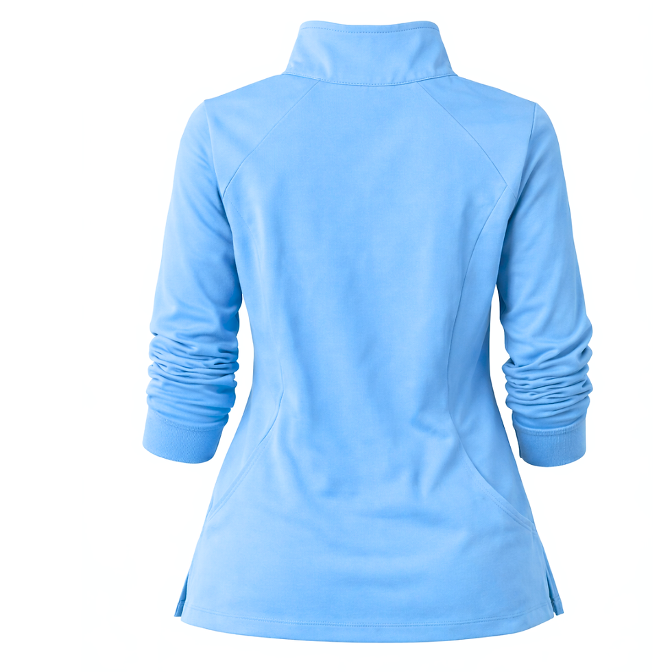 Thumbnail: Heart Align Classic Quarter Zip Scrub Set