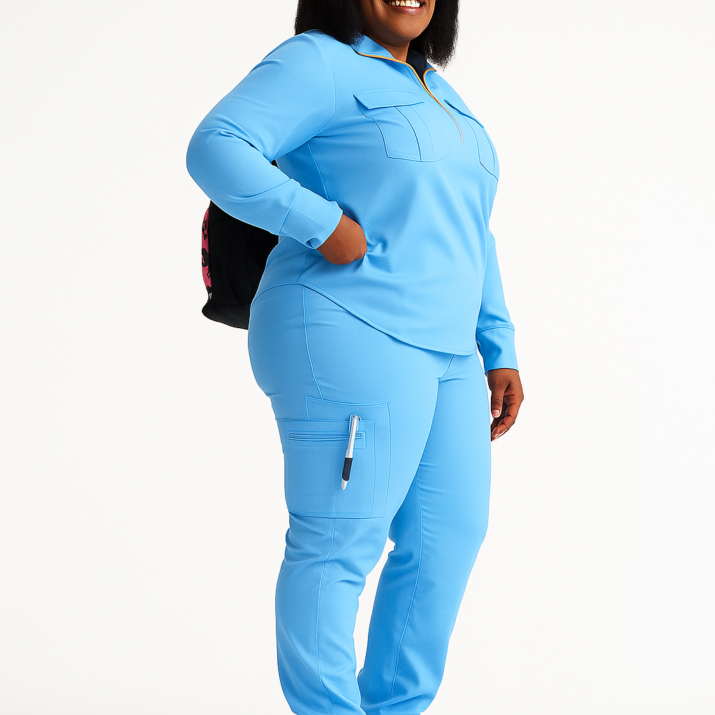 Heart Align Modern Flex Scrub Set