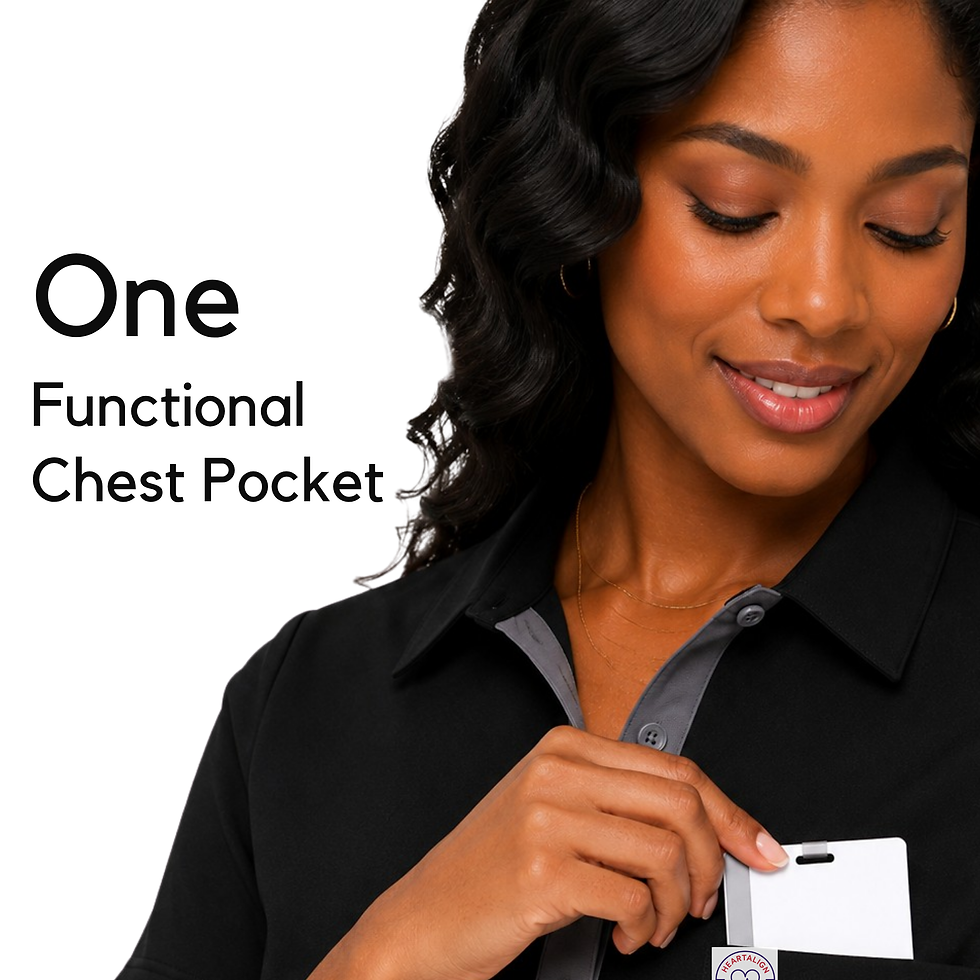 Thumbnail: Heart Align® Signature Polo Scrub Set