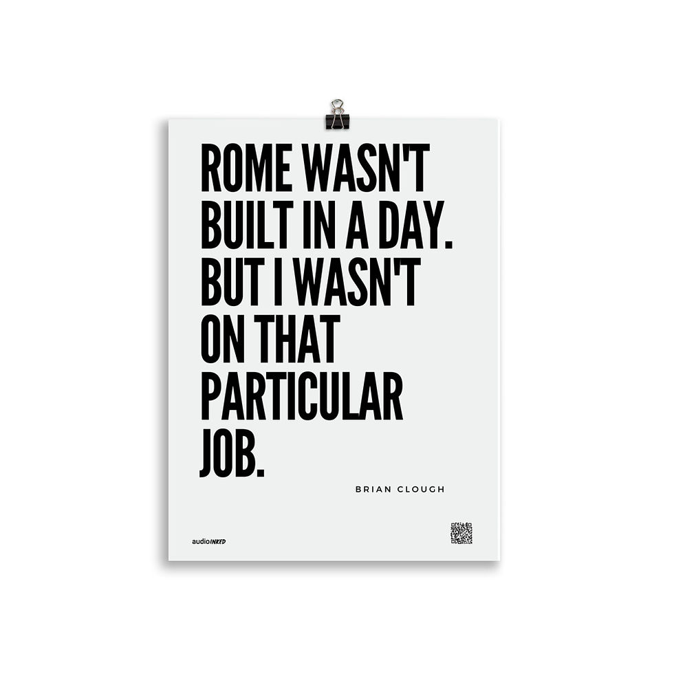 Thumbnail: Derby County // Brian Clough - "Rome wasn't built in a day"