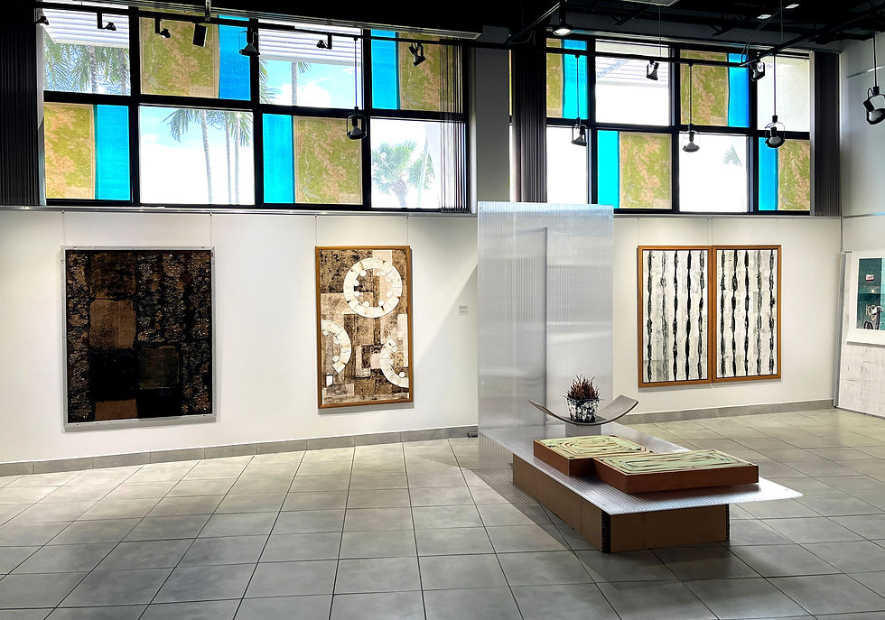 Installation view: Solo exhibition/installation, Palm Beach State College, Lake Worth, Fall 2025