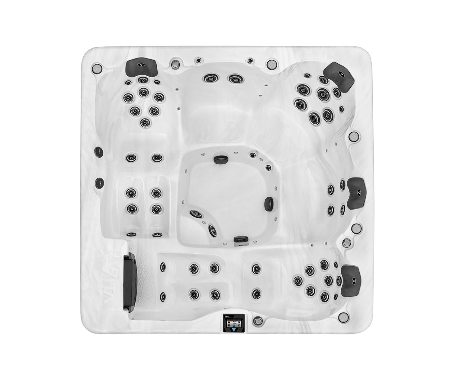 Salon 500 series vita spa overhead view