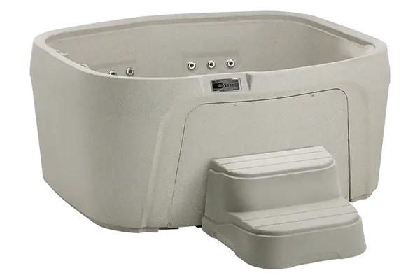 Thumbnail: Freeflow Cascina Hot Tub steps