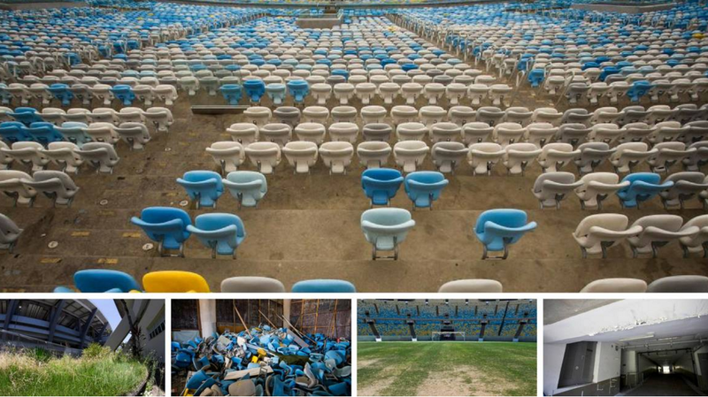 Parque OlÃmpico tem várias instalações abandonadas
