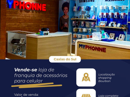 Loja de Franquia de Acessórios para Celular à Venda no Shopping Bourbon 📱📦