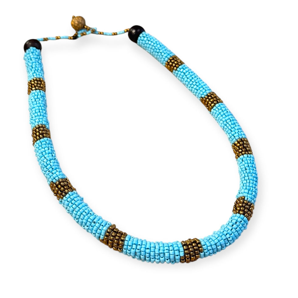 Thumbnail: Tijuca Indigena beaded necklace