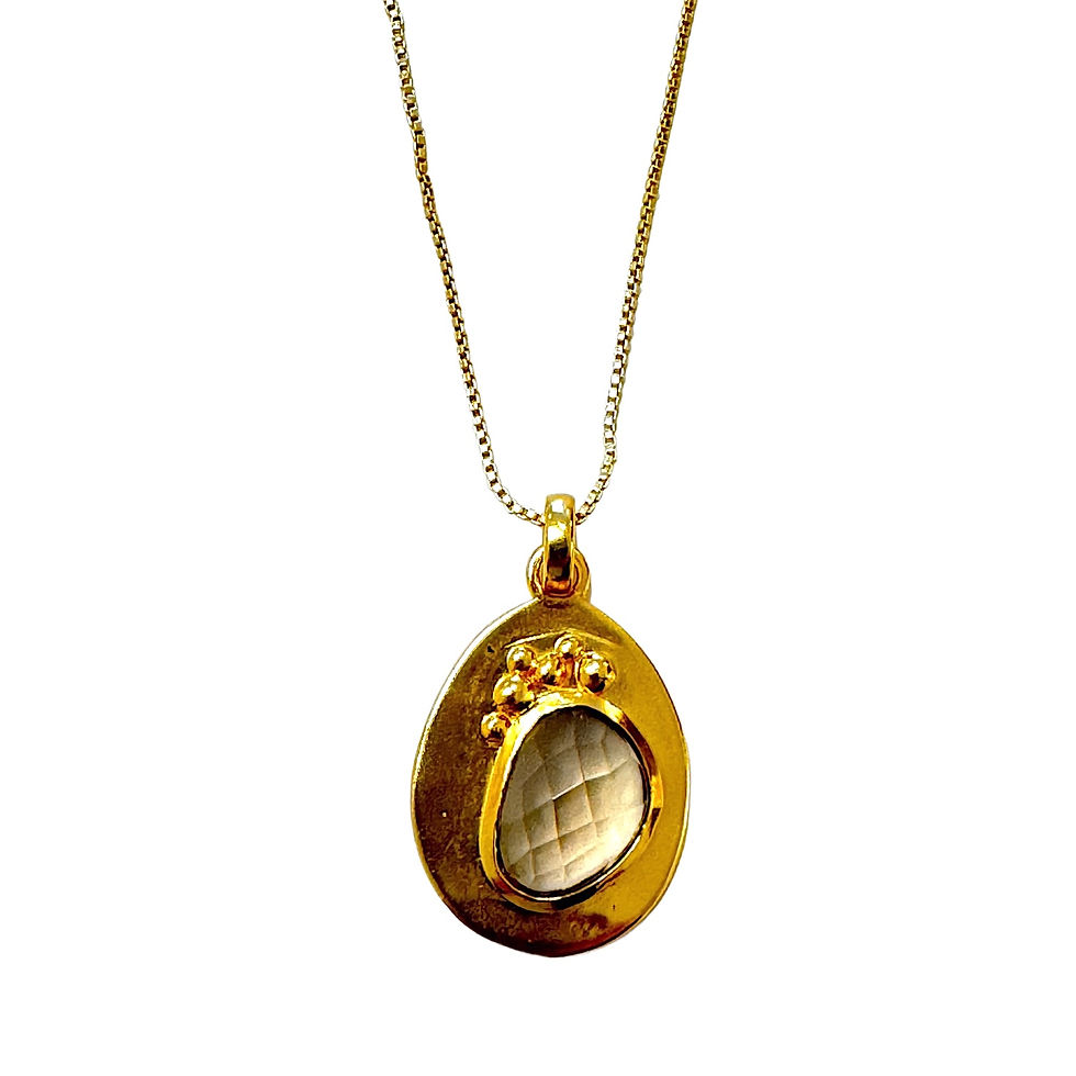 Thumbnail: Kaya Smoky Quartz necklace 