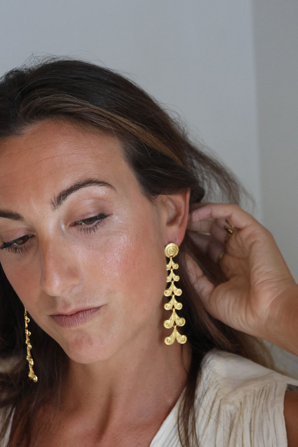 Thumbnail: Imperial Vine Drop Earrings