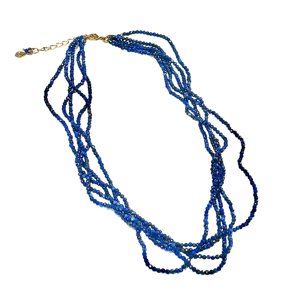 Thumbnail: Bhamini Lapis Lazuli necklace