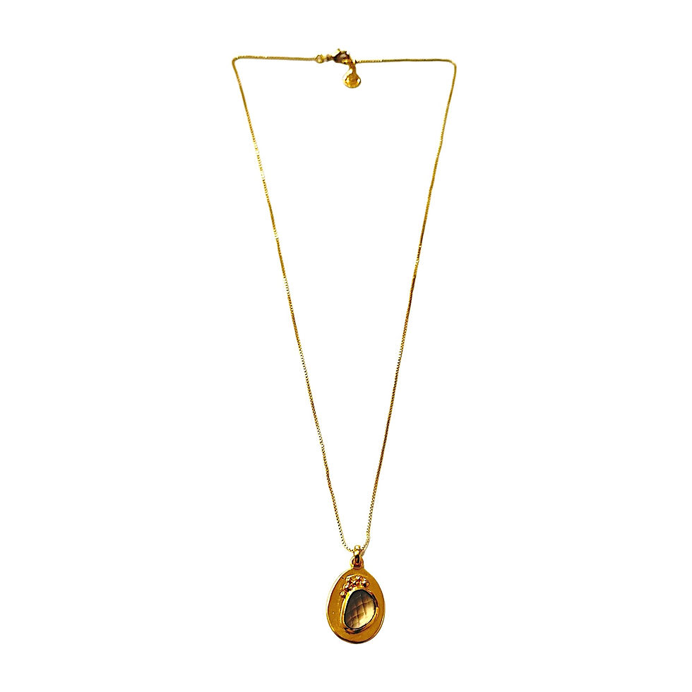 Thumbnail: Kaya Smoky Quartz necklace 