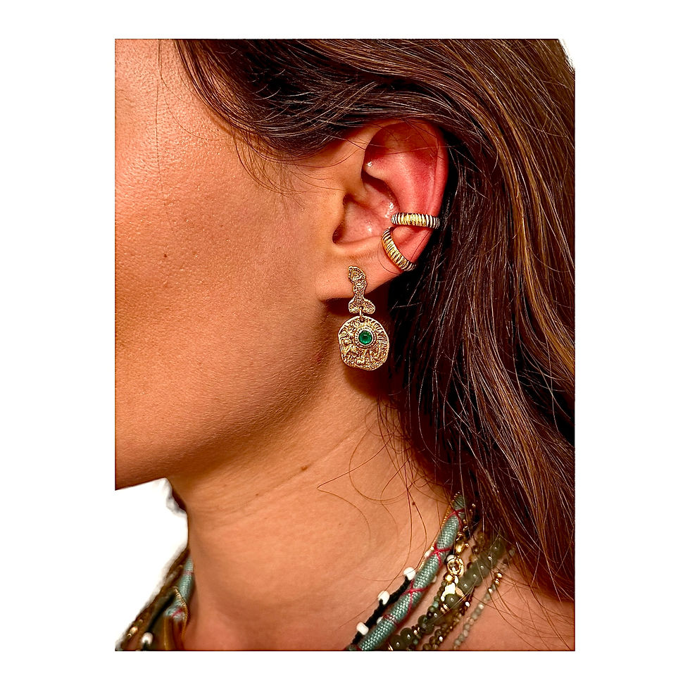 Thumbnail: Zephyr Green Onyx Earrings