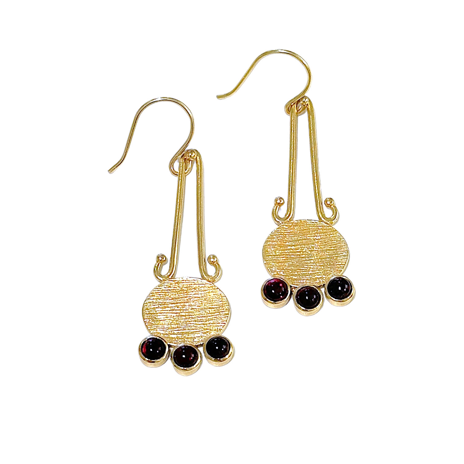 Saanvi Garnet earrings