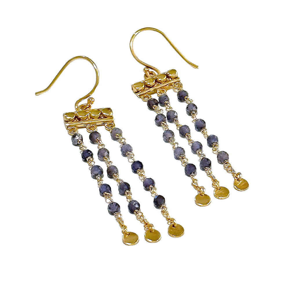 Thumbnail: Shadil Iolite earrings ws