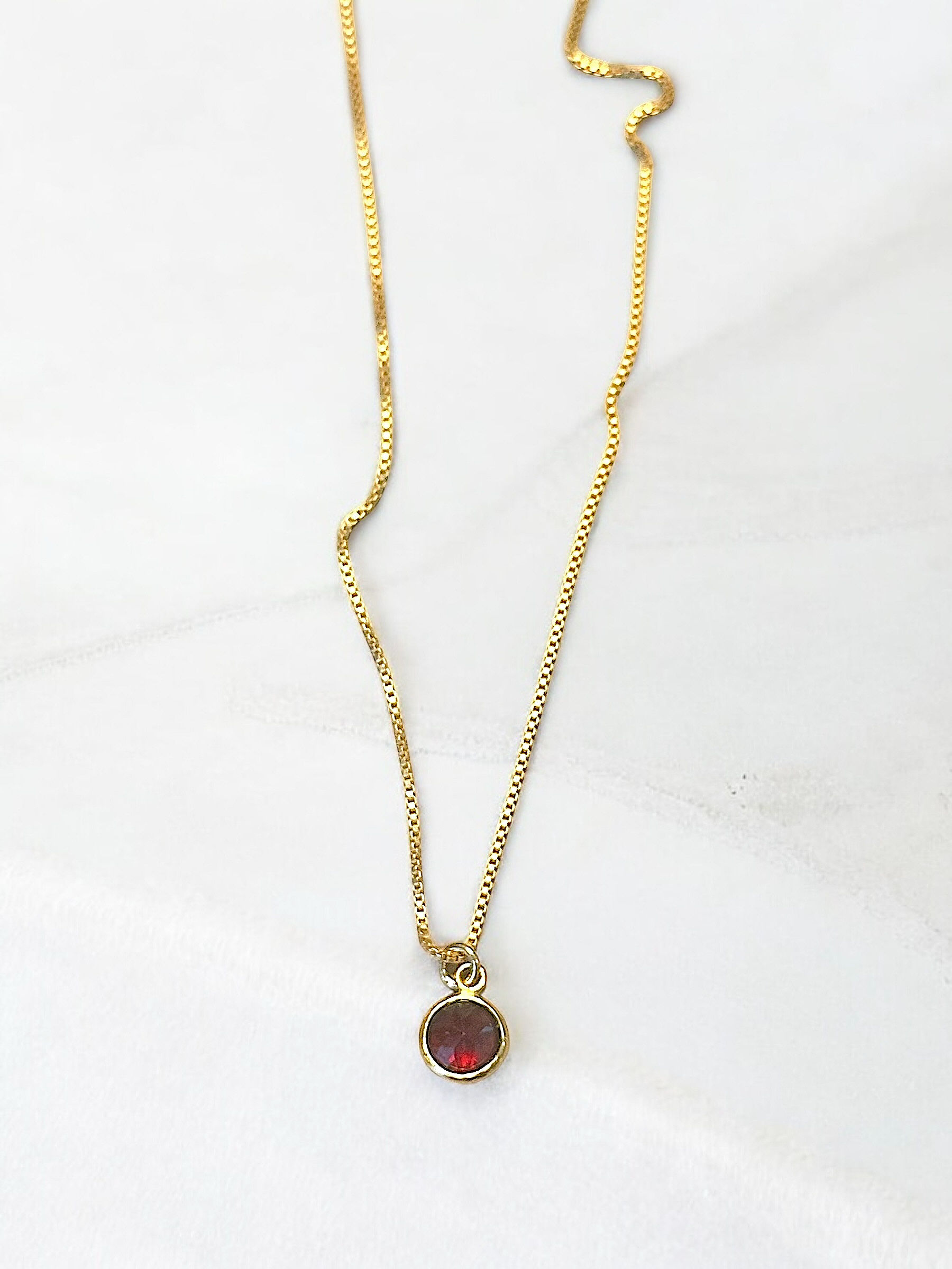 Rhodes Garnet Necklace