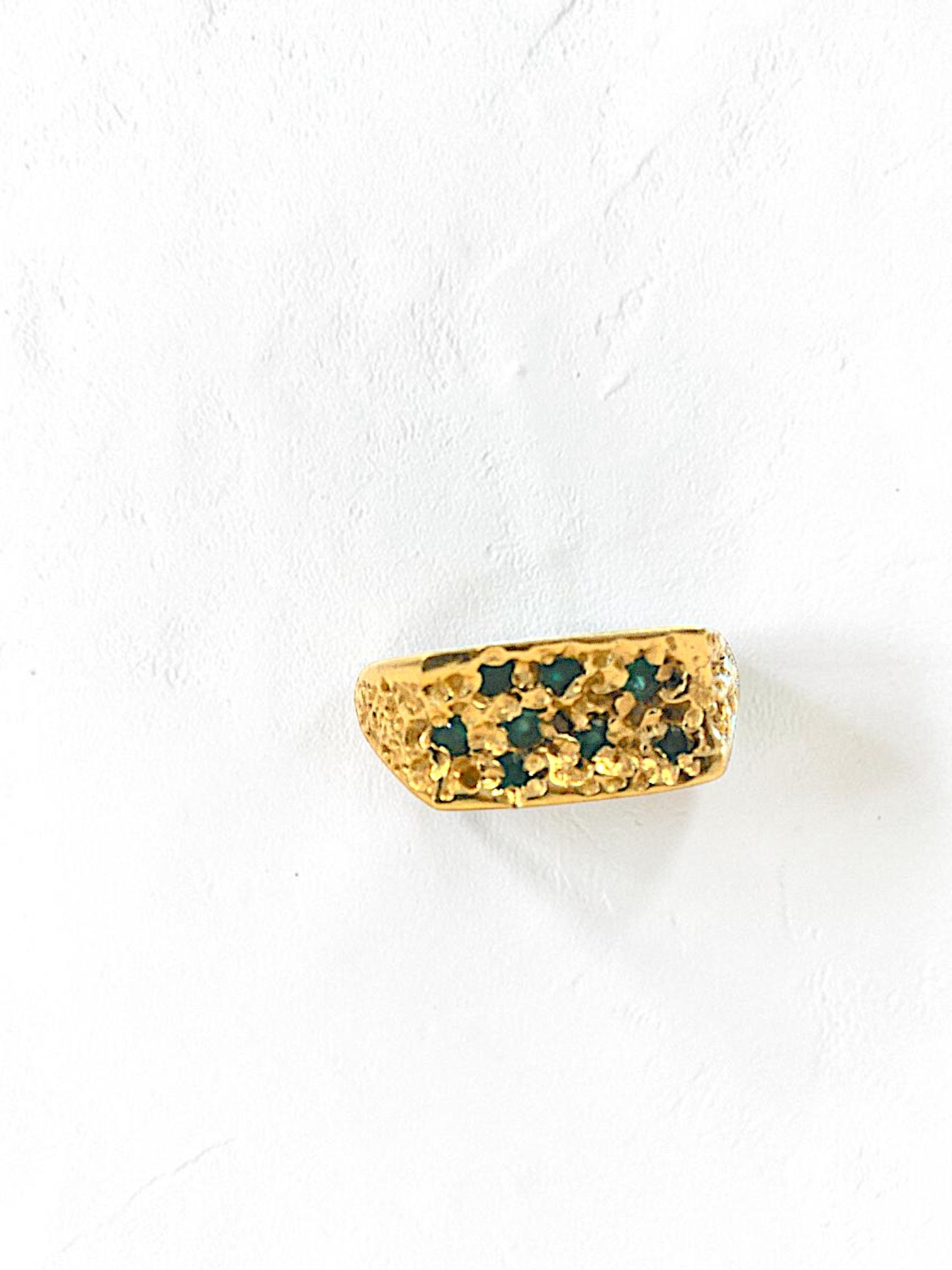 Constellation Signet Green CZ Ring ws