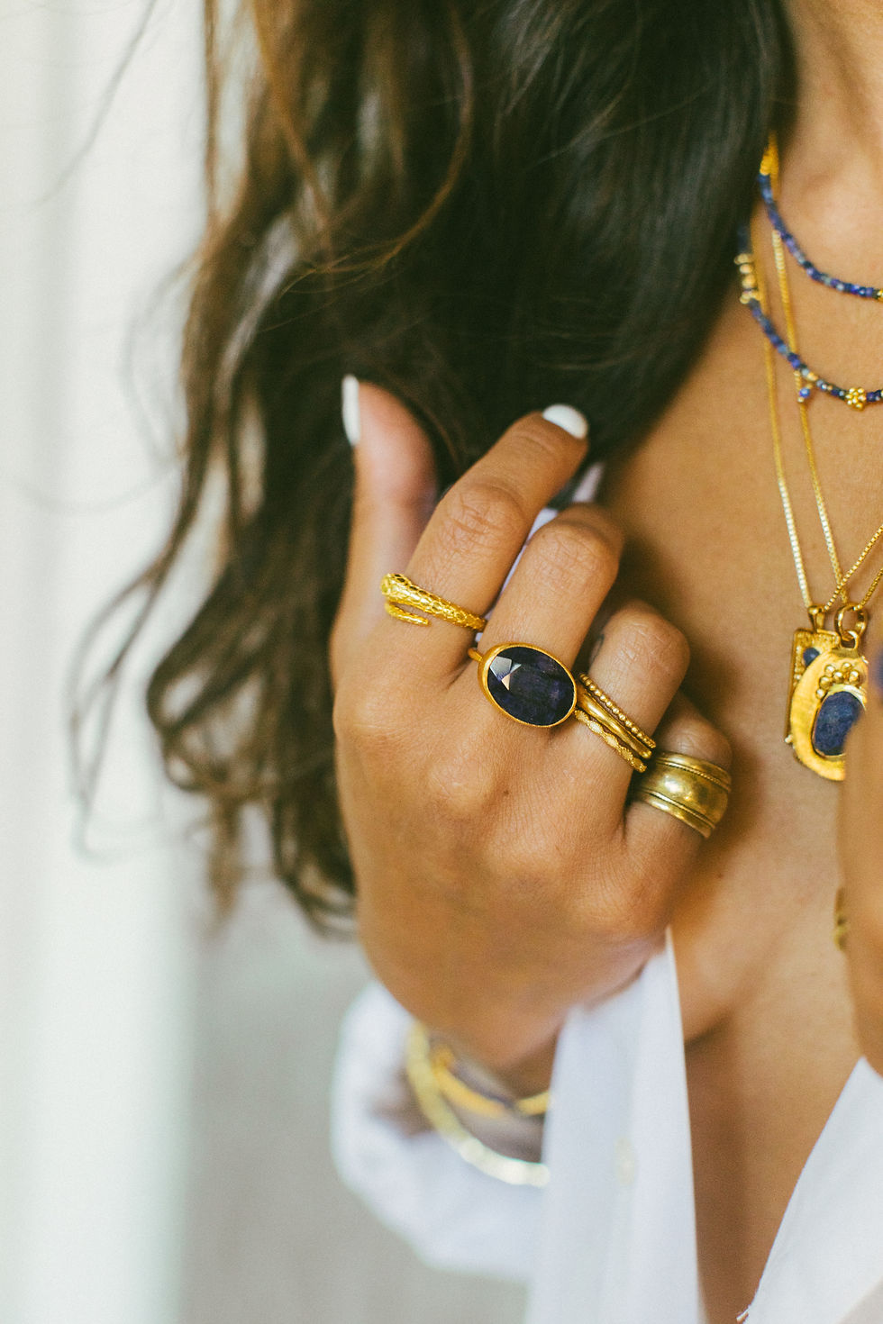 Thumbnail: Kaya Lapis Lazuli necklace