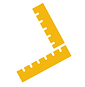 rulers and arrows to indicate measurement