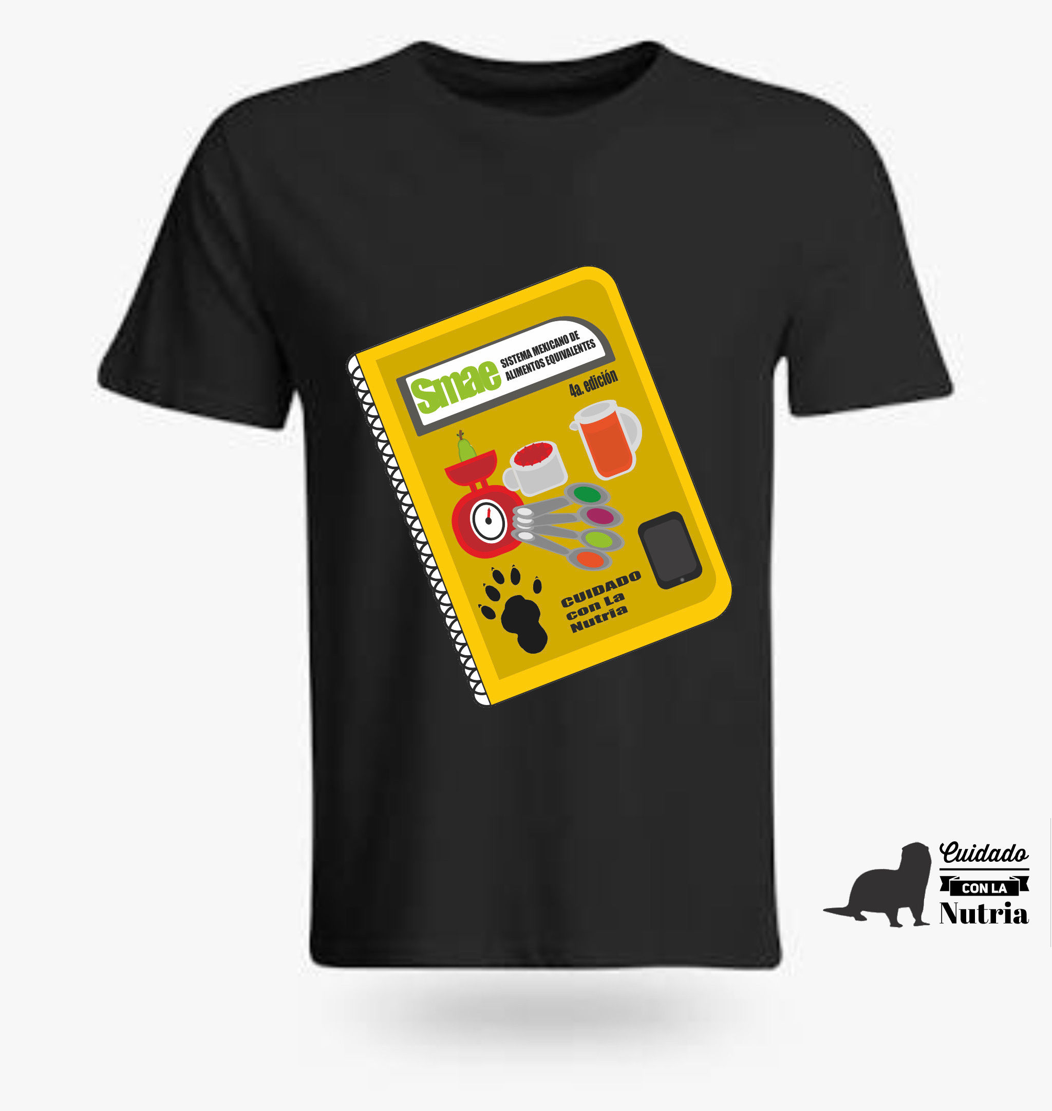 Playera Cuidado con La Nutria